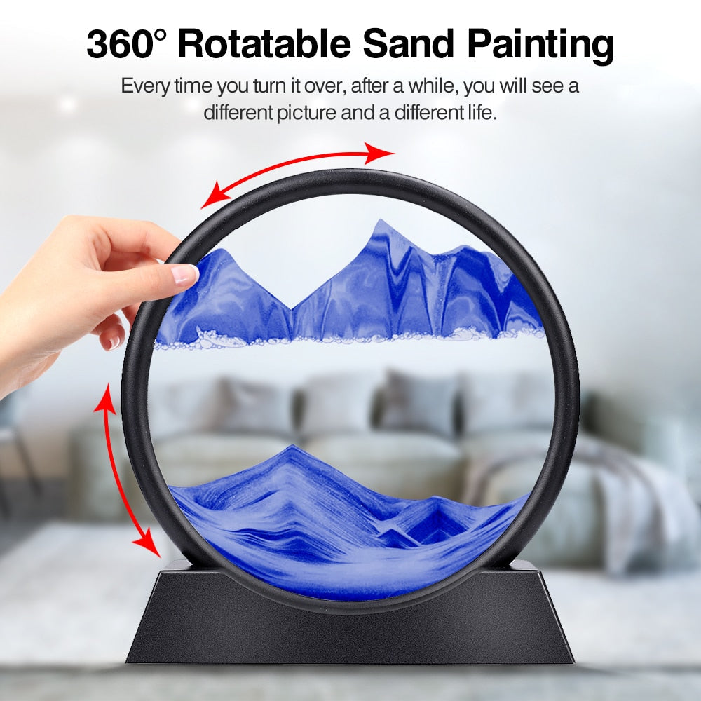 Mesmerizing Flow Sand Art
